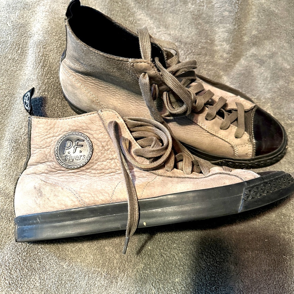 Todd Snyder Converse Hi Top in Grey/Black